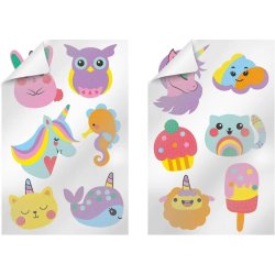 Diamond Painting Stickers Dyr 12 stk.